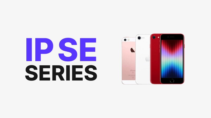 아이폰 SE 시리즈의 다양한 모델들