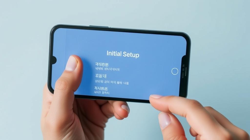 휴대폰 개통 후 초기 설정 - 스마트폰 설정 화면 - 싸당 꿀팁
