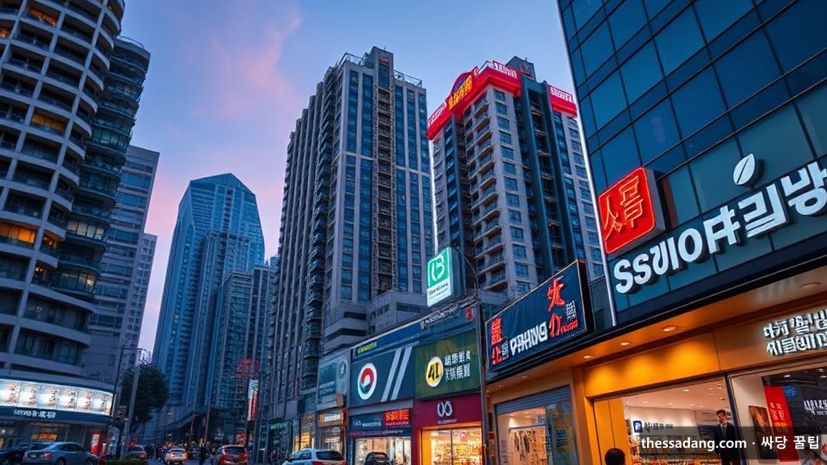 인천 서구 휴대폰성지 - 청라국제도시 거리 풍경 - 싸당 꿀팁