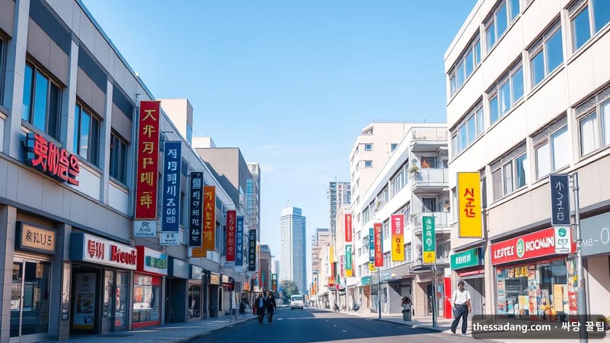 아산 휴대폰성지 - 충청남도 중소도시 거리 상가 풍경 - 싸당 꿀팁