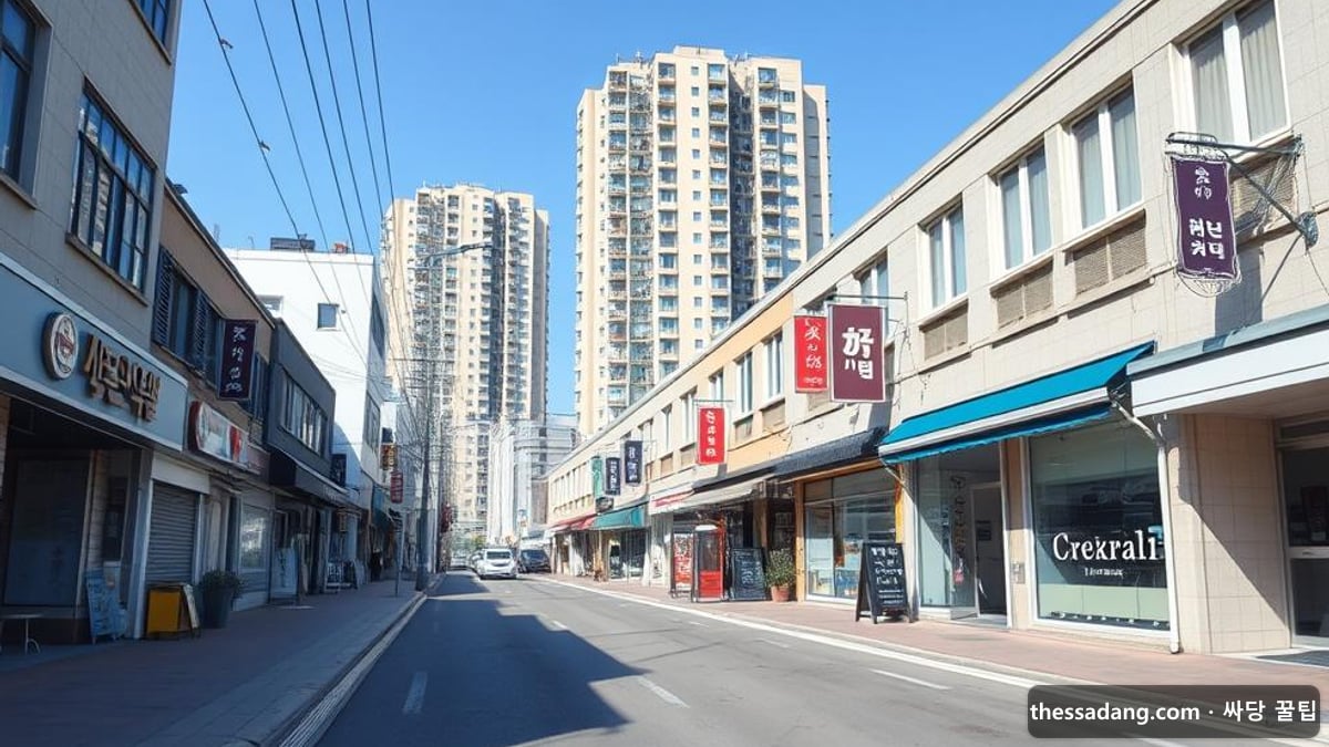군산 휴대폰성지 - 군산 시내 상가 거리 풍경 - 싸당 꿀팁
